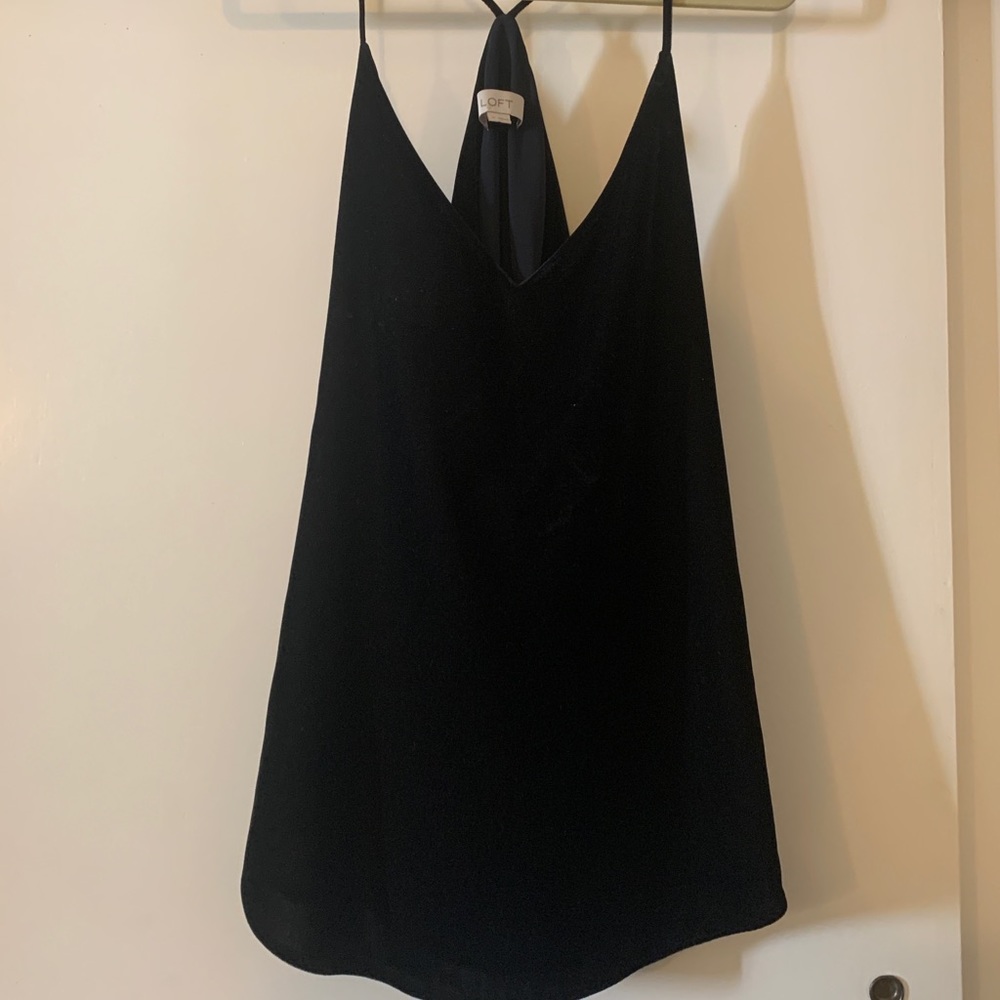 Velvet black cami